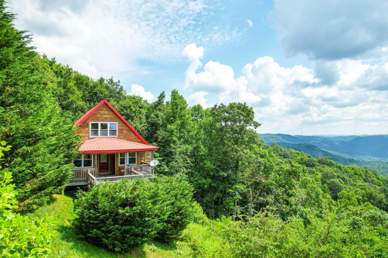 Warm And Cozy Cabin With Deck On Top Of The Blue Ridge Fancy Gap Exterior photo